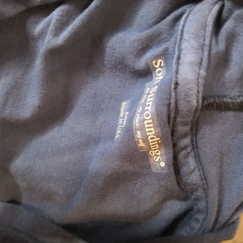 Soft Surroundings Small Tie-Dye Tunic Dress Blue - Picture 8 of 8